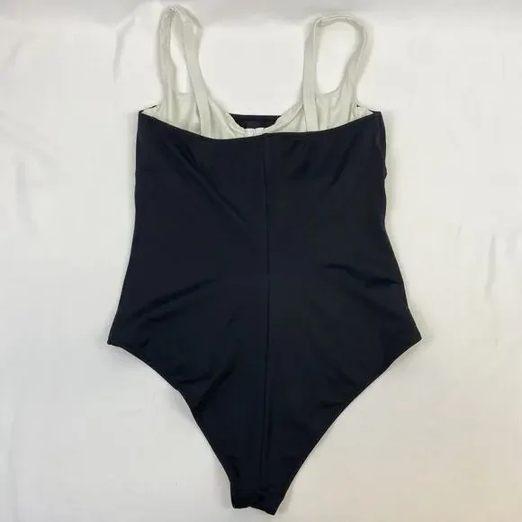 Reformation Black and White One Piece Swimsuit - Picture 4 of 10